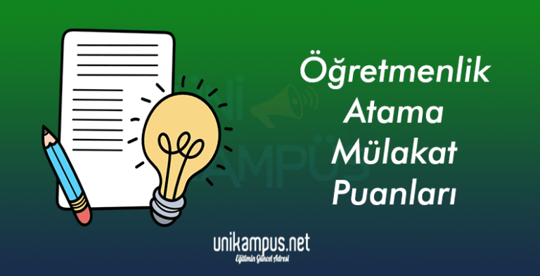 Gazetecilik Öğretmenliği 2019 Atama Puanları (Mülakat ...